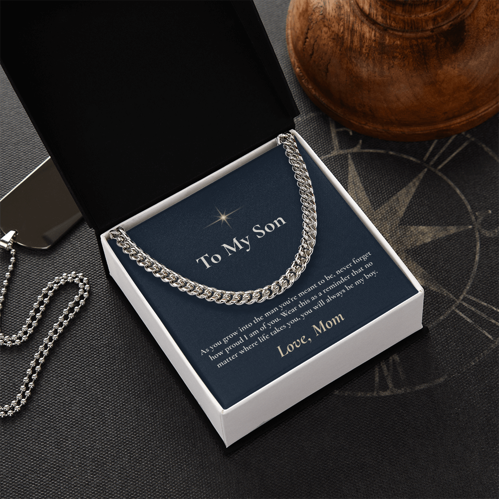 To My Son - Cuban Link Necklace